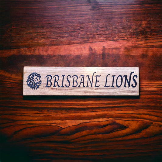 Footy Team Wooden Signs